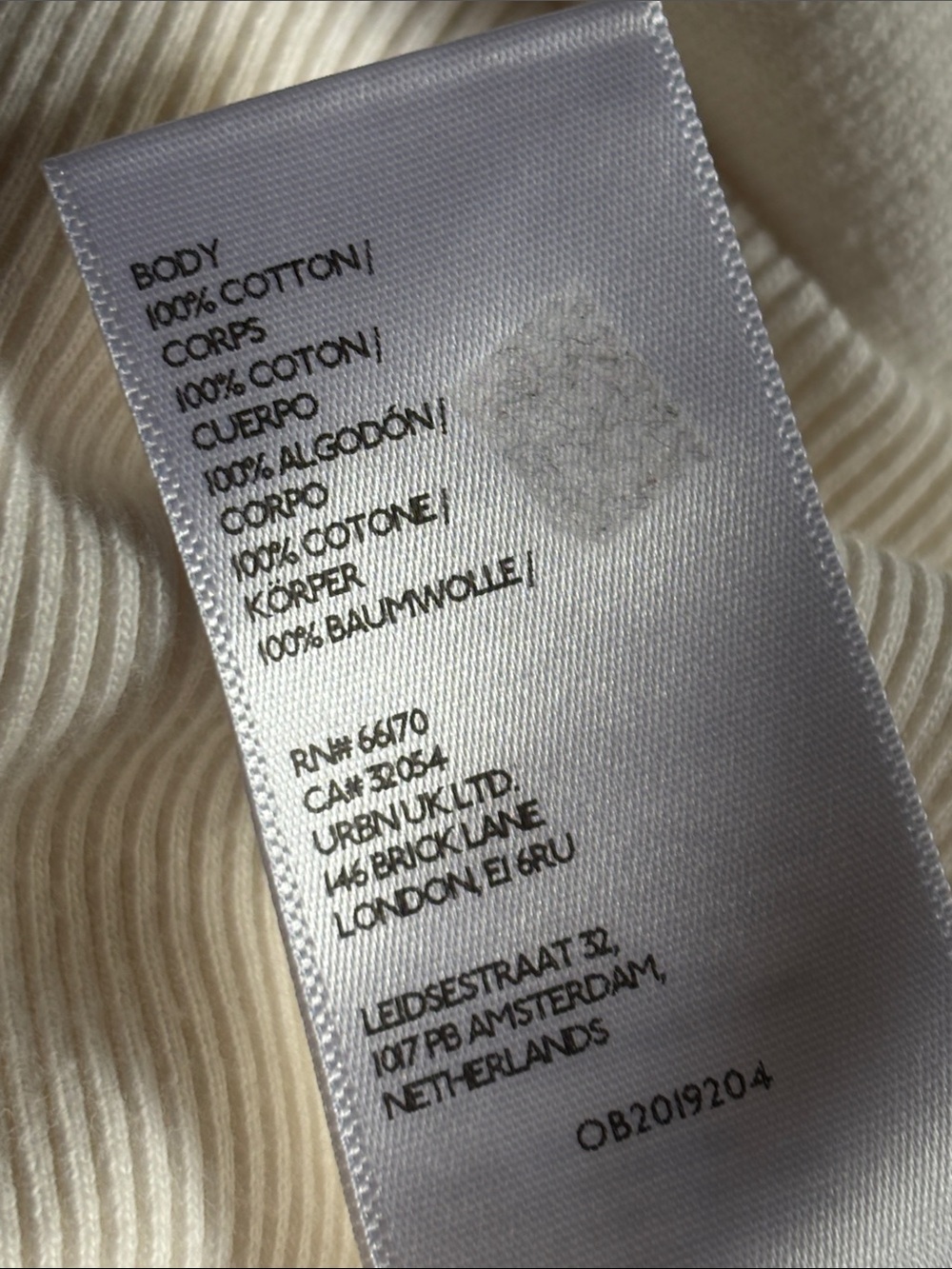 BDG CROPPED ZIP FRONT HOODIE - Picture 6 of 6